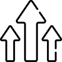 Ikon för högre resultat